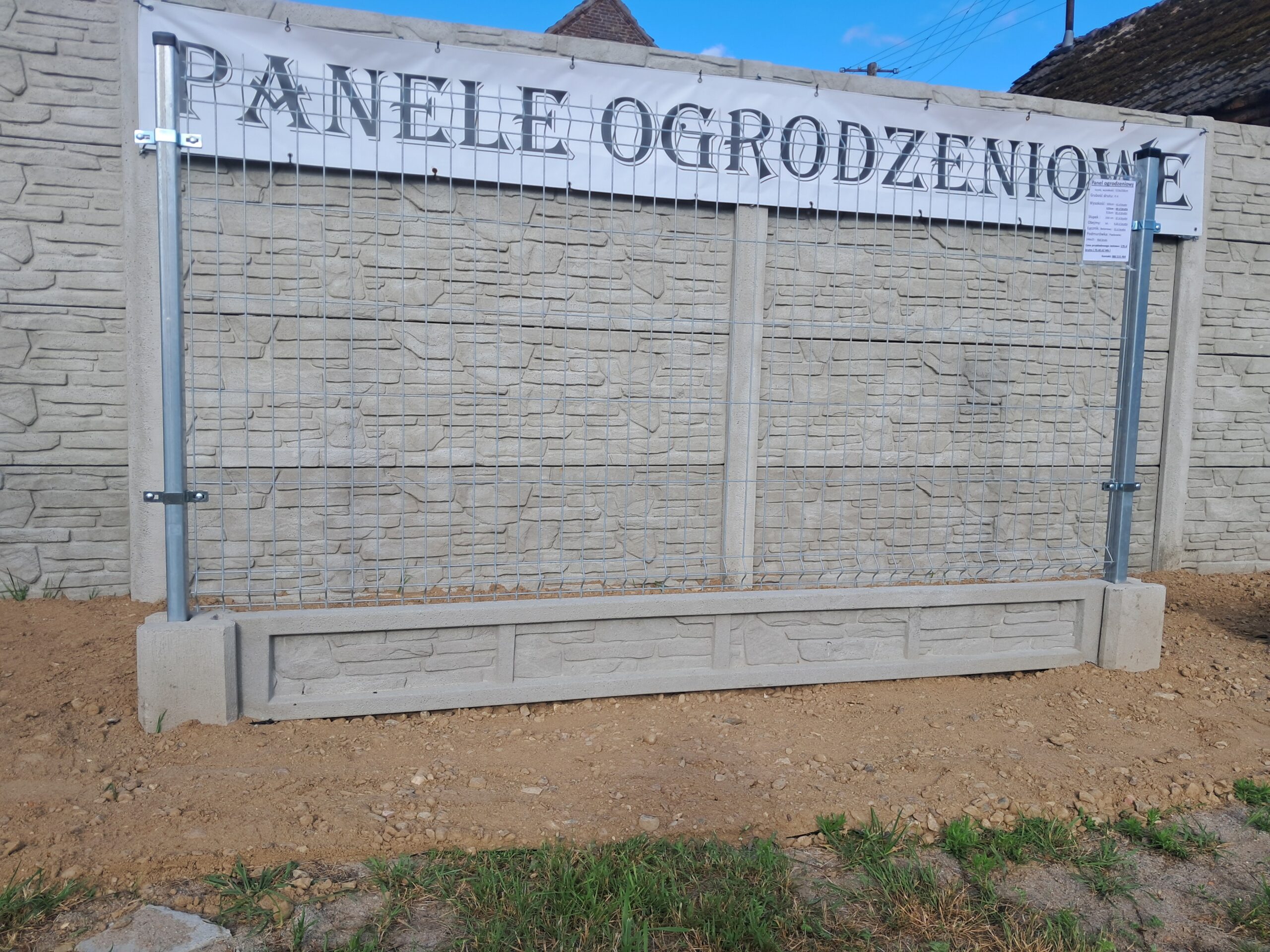 systemy ogrodzeń panelowych, panel ogrodzeniowy
